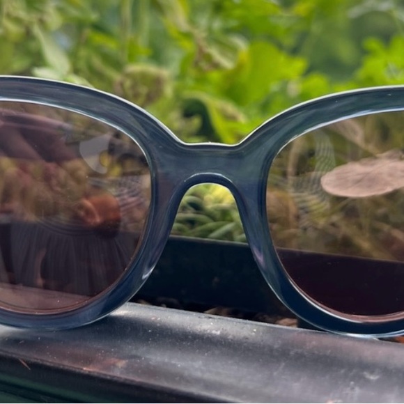 Carla Colour “Barton” sunglasses in Indigo Blue - Picture 6 of 6